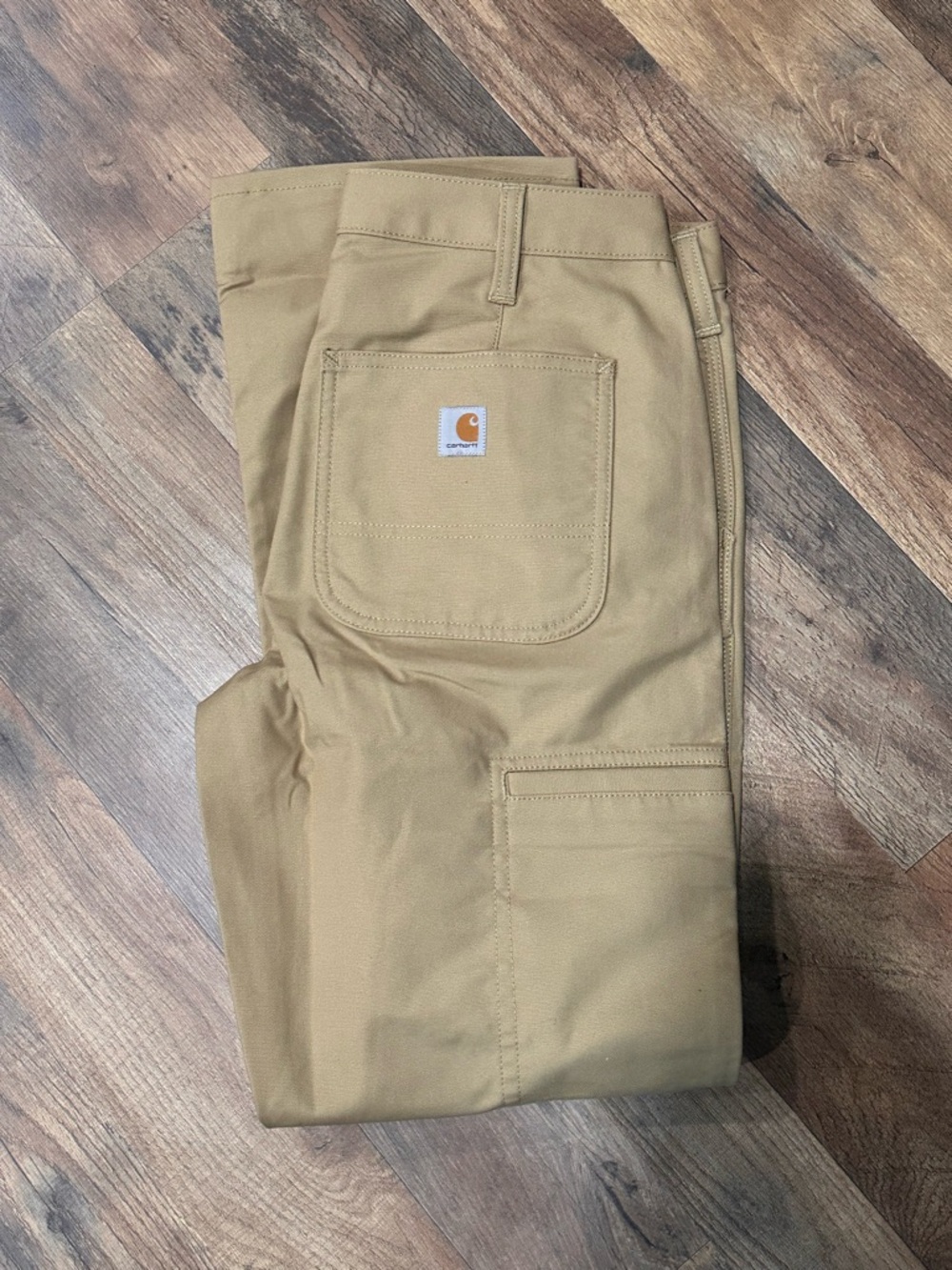 Carhartt Khaki Carpenter Cargo Pants - Classic Workwear